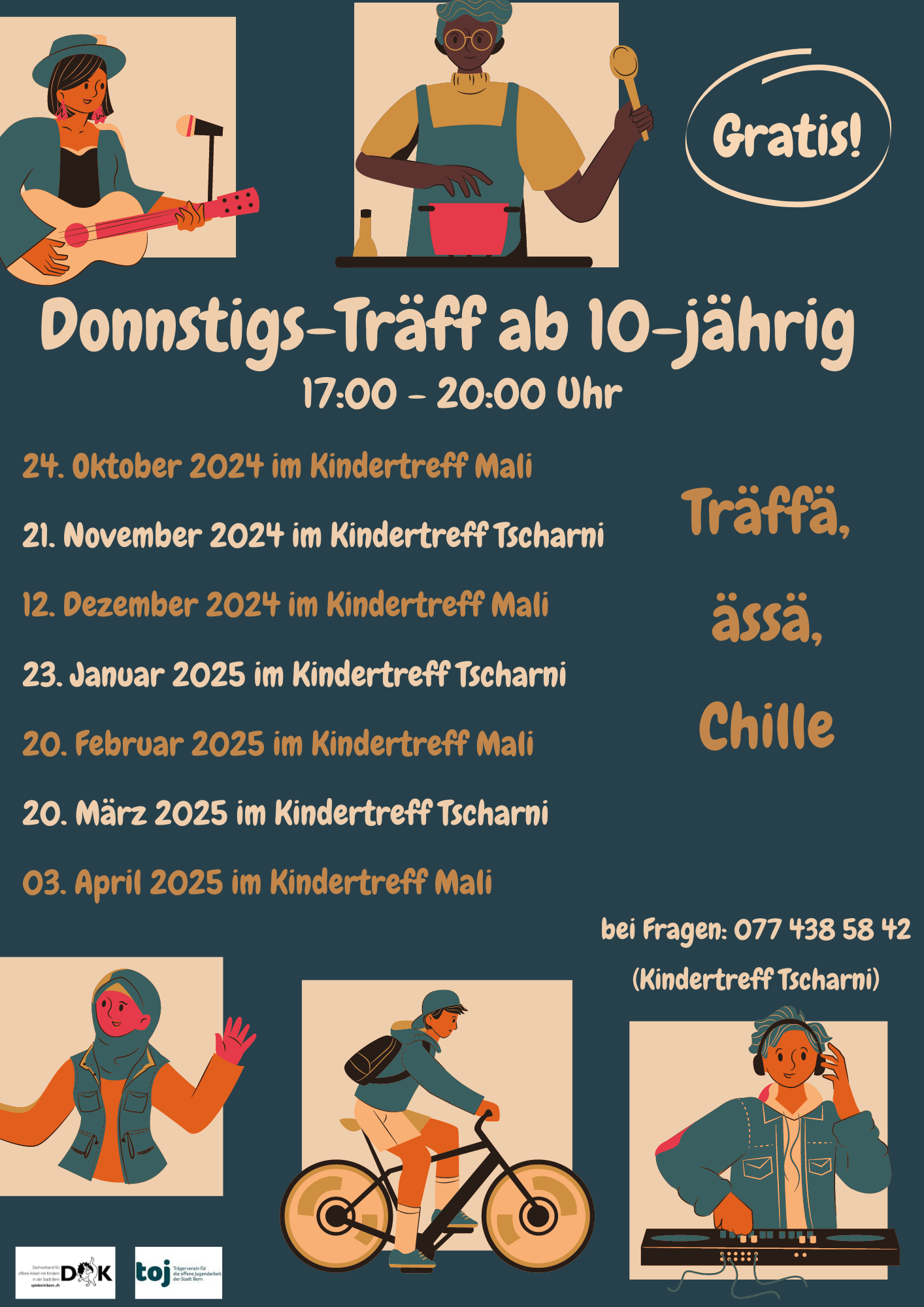 Flyer Donnstigs-Träff 2024