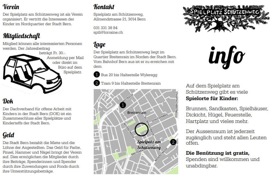 Infoblatt Spielplatz am Schützenweg